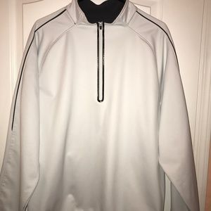 Slazenger Men's White Long Sleeve Golf Jacket